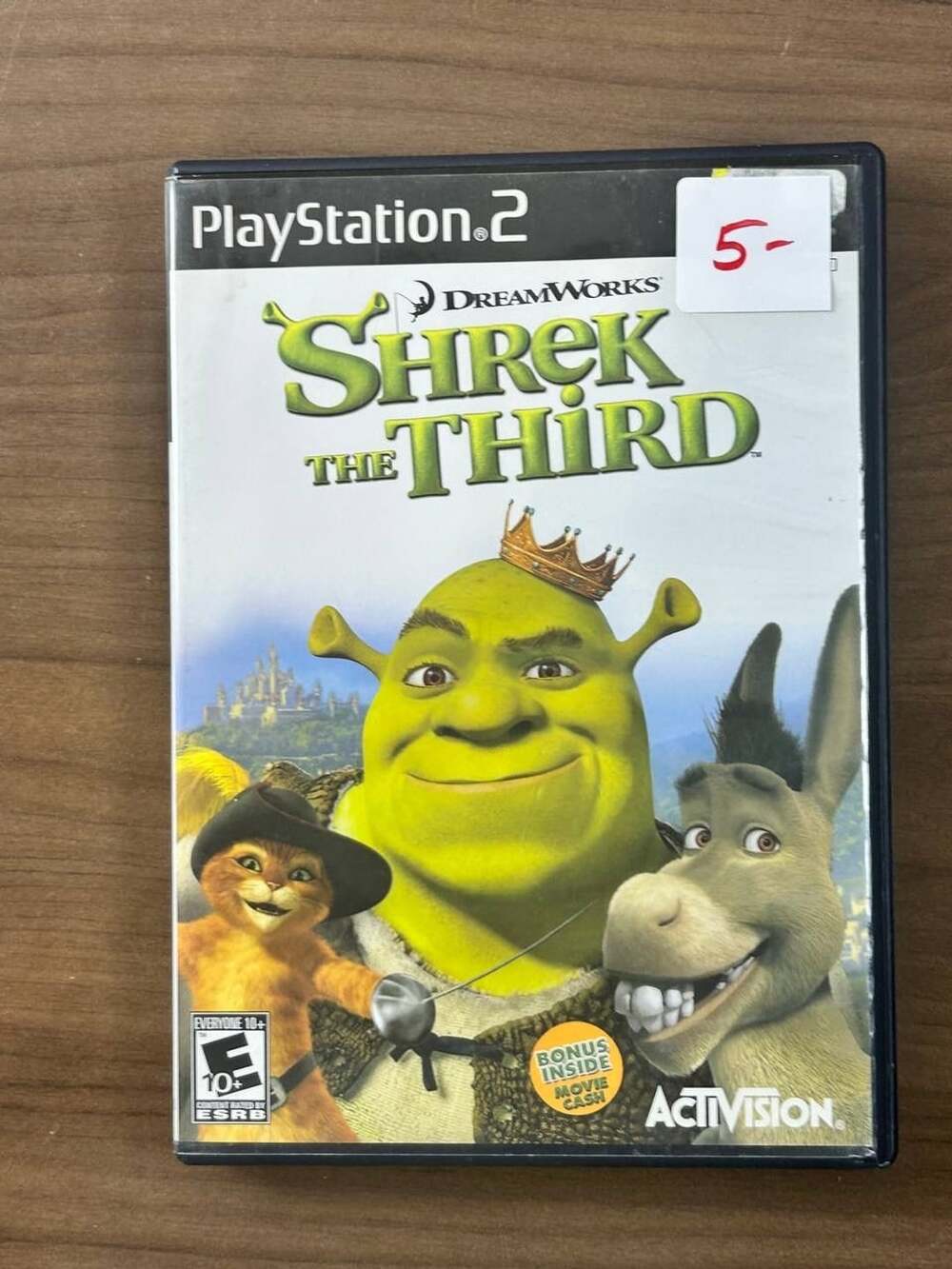 Shrek the Third Sony PlayStation 2 PS2 2007 NTSC-U/C Game & Case No Manual